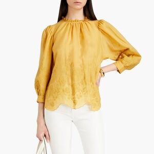 Vanessa Bruno Rioja embroidered blouse S New